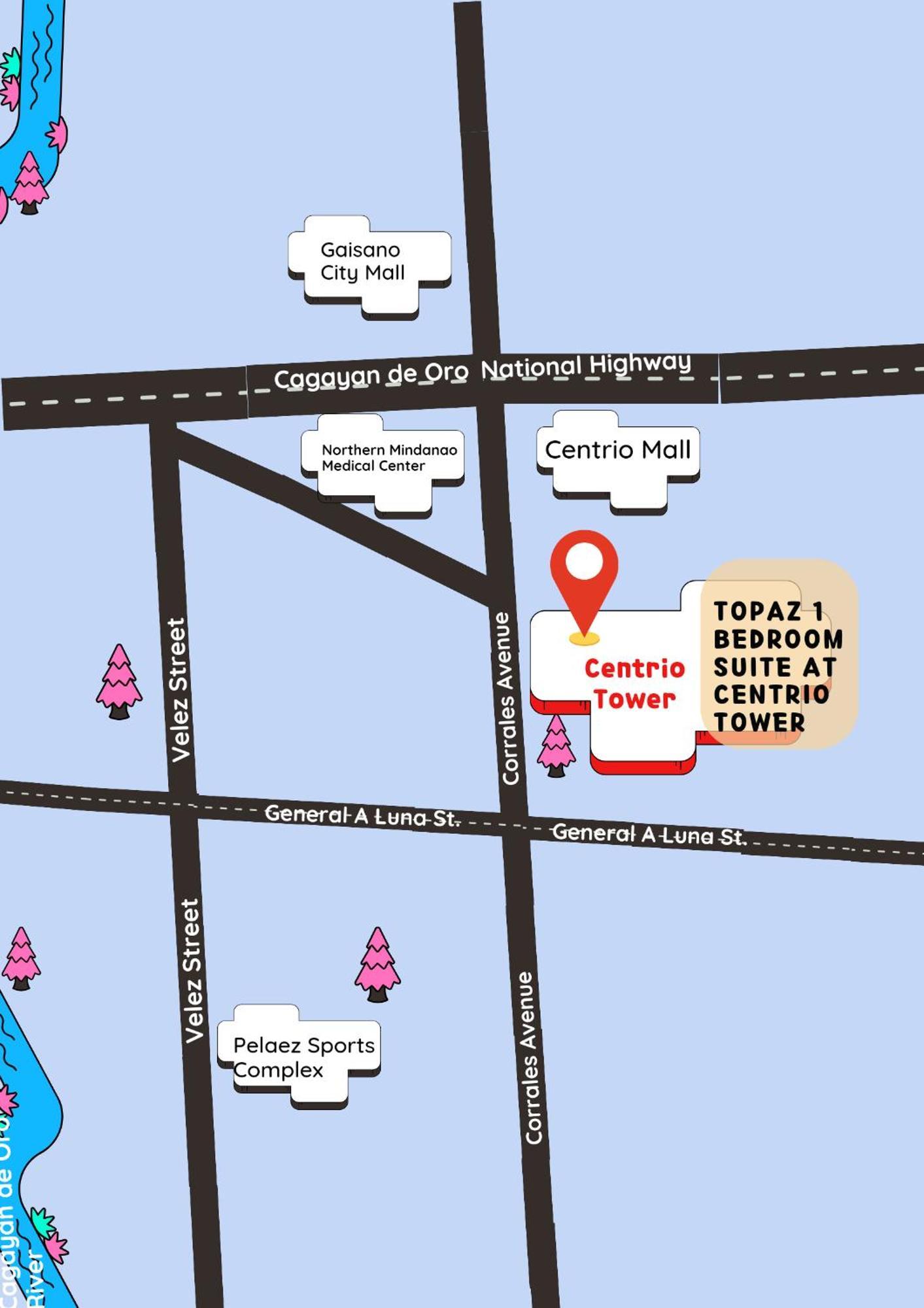 Topaz 1 Bedroom Suite Orochi Staycation Ph At Centrio Towers Cagayan de Oro Exterior photo